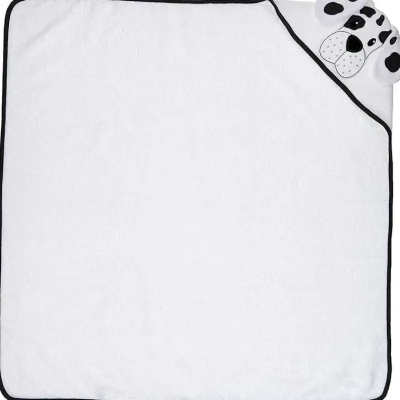 Baby Vision Baby Bath Towels*- Hudson Baby Cotton Animal Face Hooded Towel, Dalmatian