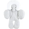 Baby Vision Infant Car Seats*- Hudson Baby Unisex Baby Car Seat Body Support Insert, Gray Gingham, One Size