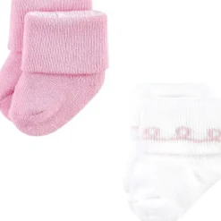 Baby Vision Baby Gloves & Socks*- Little Treasure Baby Girls' Newborn Socks, Ballerina, 6-12M, 8Pk