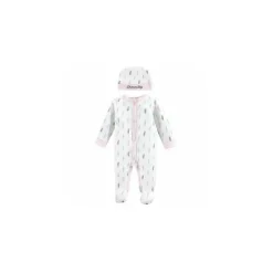 Baby Vision Preemie Clothing*- 2Pc Baby Girl Sleep N Play and Cap Set, Preemie, Feathers
