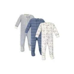 Baby Vision Preemie Clothing|Baby Sets*- 3Pk Baby Boy Sleep And Play, Preemie, Hedgehog
