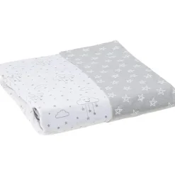 Baby Vision Crib & Bed Sheets*- 2Pk Crib Sheet 28X52 In Gray Clouds