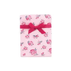 Baby Vision Blankets & Quilts*- Quilted Blanket, Pink/Navy Floral