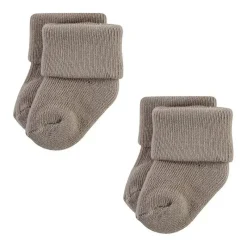 Baby Vision Baby Gloves & Socks*- Terry Socks 8Pk, Solid Beige/Brown