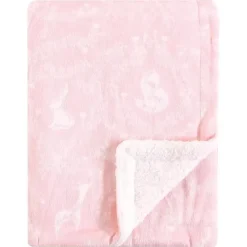 Baby Vision Blankets & Quilts*- Yoga Sprout Mink Blanket with Sherpa Backing, Lace Garden
