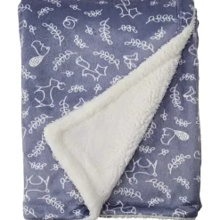 Baby Vision Blankets & Quilts*- Yoga Sprout Mink Blanket with Sherpa Backing, Forest