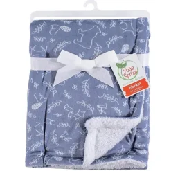Baby Vision Blankets & Quilts*- Yoga Sprout Mink Blanket with Sherpa Backing, Forest