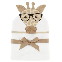 Baby Vision Baby Bath Towels*Animal Hooded Towel, Nerdy Giraffe