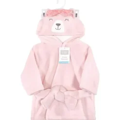 Baby Vision Baby Robes*Bath - Plush Animal Bathrobe, Bear Girl