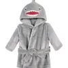 Baby Vision Bath Gift Set|Baby Robes*Bath - Plush Animal Bathrobe, Shark