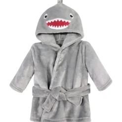 Baby Vision Bath Gift Set|Baby Robes*Bath - Plush Animal Bathrobe, Shark