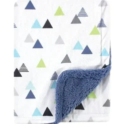 Baby Vision Blankets & Quilts*Blanket with Sherpa Back, Abstract