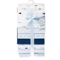 Baby Vision Blankets & Quilts*7Pk Flannel Receiving Blanket, Turtle