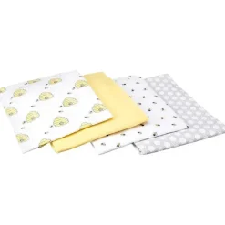Baby Vision Blankets & Quilts*4Pk Flannel Receiving Blanket, Bee