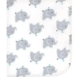 Baby Vision Blankets & Quilts*2Pk Printed Fleece Blanket, Elephants