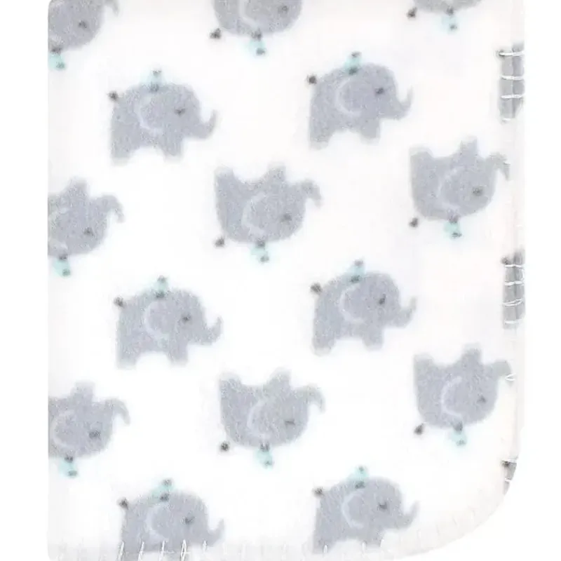 Baby Vision Blankets & Quilts*2Pk Printed Fleece Blanket, Elephants