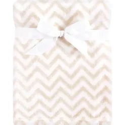 Baby Vision Blankets & Quilts*Silky Plush Blanket, Tan Chevron