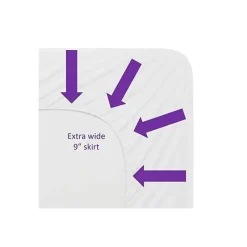 Baby Works Mattresses, Pads & Covers*Bamboo Quilted & Fitted Crib Mattress Protector