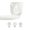 Babyark Car Seat Storage & Accessories*- Eggshell White Cup Holder