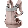 BabyBjorn Front, Hip And Backpack Carriers*- Baby Carrier Harmony 3D Mesh, Dusty Pink