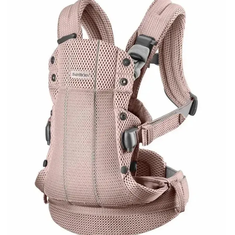BabyBjorn Front, Hip And Backpack Carriers*- Baby Carrier Harmony 3D Mesh, Dusty Pink