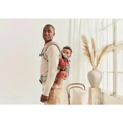 BabyBjorn Front, Hip And Backpack Carriers*- Baby Carrier Harmony 3D Mesh, Dusty Pink