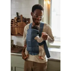 BabyBjorn Gifts Over $50|Front, Hip And Backpack Carriers*- Baby Carrier Mini, Woven, Vintage Indigo