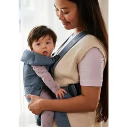 BabyBjorn Gifts Over $50|Front, Hip And Backpack Carriers*- Baby Carrier Mini, Woven, Vintage Indigo