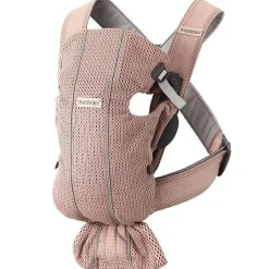 BabyBjorn Gifts Over $100|Front, Hip And Backpack Carriers*- Baby Carrier Mini 3D Mesh, Dusty Pink