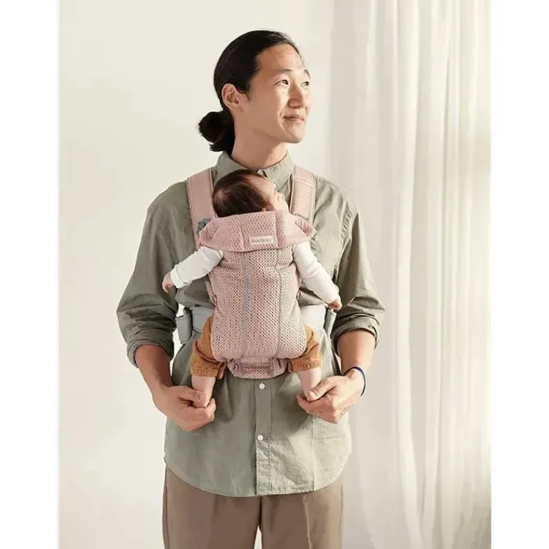 BabyBjorn Gifts Over $100|Front, Hip And Backpack Carriers*- Baby Carrier Mini 3D Mesh, Dusty Pink