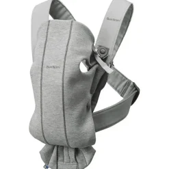 BabyBjorn Gifts Over $100|Front, Hip And Backpack Carriers*- Baby Carrier Mini 3D Jersey, Light Gray
