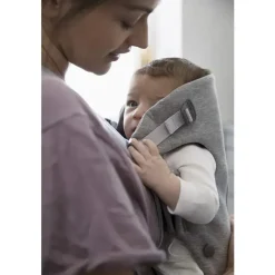 BabyBjorn Gifts Over $100|Front, Hip And Backpack Carriers*- Baby Carrier Mini 3D Jersey, Light Gray