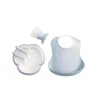 BabyBjorn Feeding Gift Set|Dishes, Utensils & Food Containers*- Baby Dinner Set, 5 pcs Powder Blue