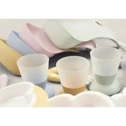 BabyBjorn Feeding Gift Set|Dishes, Utensils & Food Containers*- Baby Dinner Set, 5 pcs Powder Green