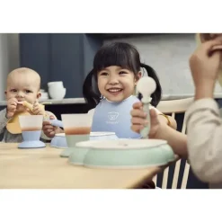 BabyBjorn Feeding Gift Set|Dishes, Utensils & Food Containers*- Baby Feeding Set, 4 pcs Powder Pink