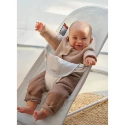 BabyBjorn Seats & Booster Chairs*- Bouncer Balance Soft Mesh, Silver/White