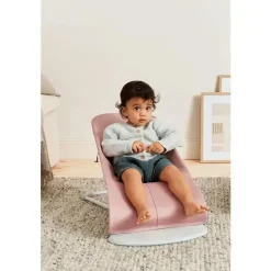 BabyBjorn Bouncers, Swings & Rockers*- Bouncer Bliss Cotton Petal Quilt, Dusty Pink