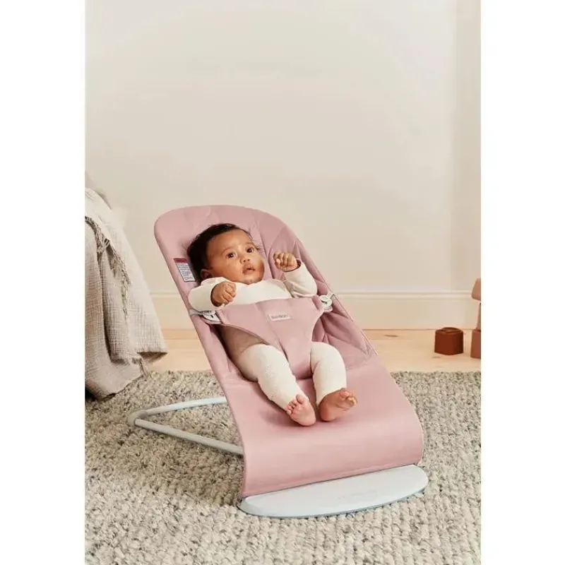 BabyBjorn Bouncers, Swings & Rockers*- Bouncer Bliss, Woven, Petal Quilt, Dusty Pink