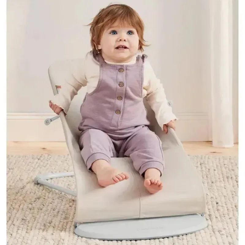 BabyBjorn Seats & Booster Chairs*- Bouncer Bliss 3D Jersey, Light Beige