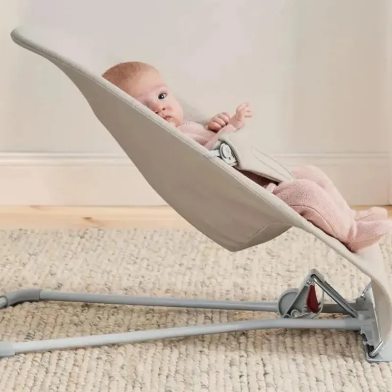 BabyBjorn Seats & Booster Chairs*- Bouncer Bliss 3D Jersey, Light Beige