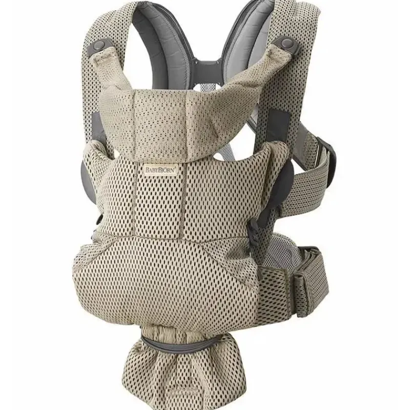 BabyBjorn Front, Hip And Backpack Carriers*- 3D Mesh Baby Carrier Free, Grey Beige