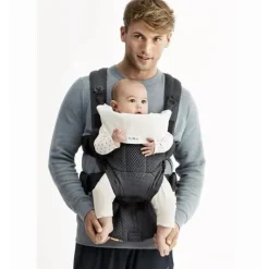 BabyBjorn Front, Hip And Backpack Carriers*- 3D Mesh Baby Carrier Free, Grey Beige