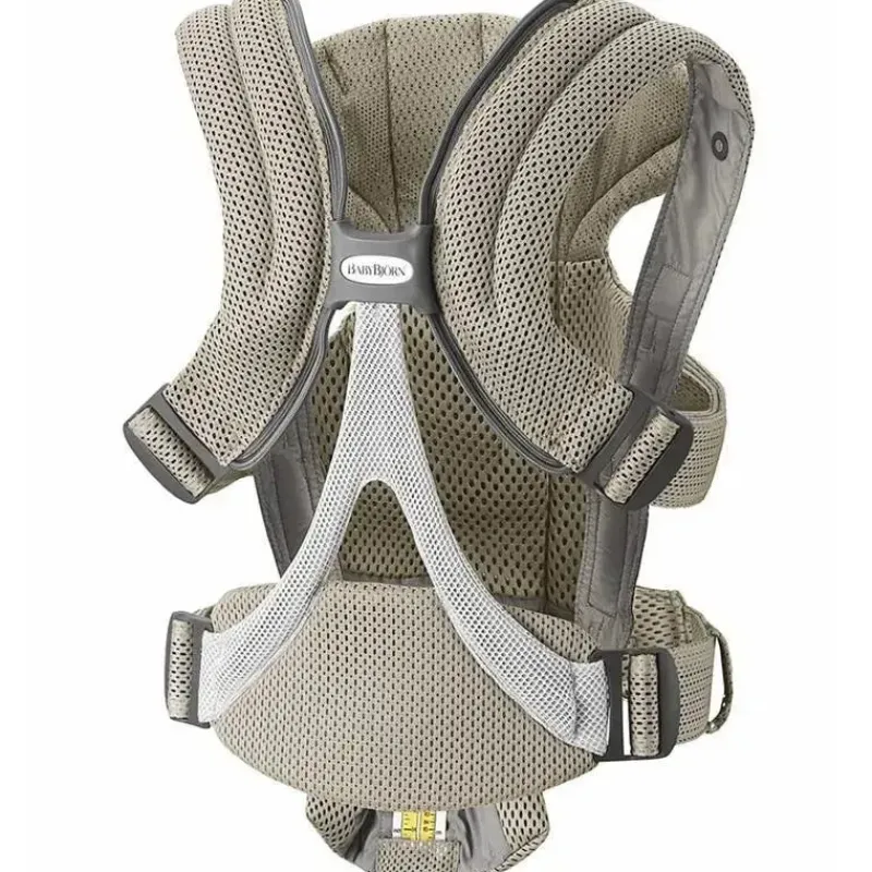 BabyBjorn Front, Hip And Backpack Carriers*- 3D Mesh Baby Carrier Free, Grey Beige