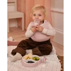 BabyBjorn Feeding Gift Set|Dishes, Utensils & Food Containers*- 4Pk Mealtime Set, Powder Pink