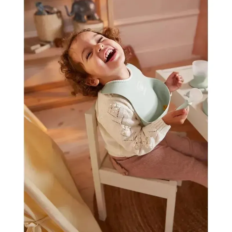 BabyBjorn Feeding Gift Set|Dishes, Utensils & Food Containers*- 4Pk Mealtime Set, Powder Green