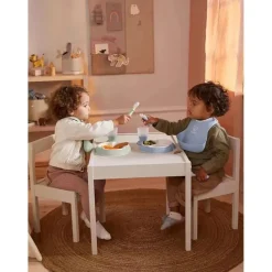 BabyBjorn Feeding Gift Set|Dishes, Utensils & Food Containers*- 4Pk Mealtime Set, Powder Green
