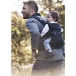 Baby Bjorn Front, Hip And Backpack Carriers*BabyBjörn Baby Carrier One, Cotton, Black, One Size