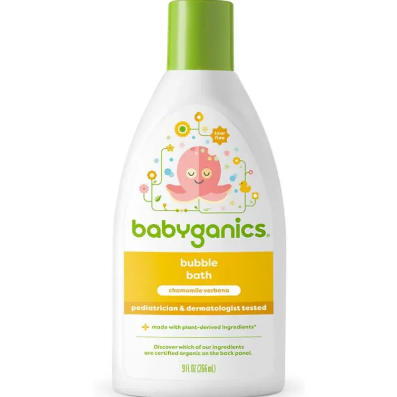 Babyganics Bodywash & Soap*- Bubble Bath Chamomile Verbena, 9oz