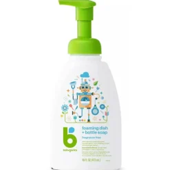 Babyganics Cleaning*- Foaming Dish & Bottle Soap 16Oz