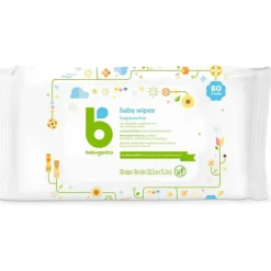 Babyganics Wipes & Warmers*- Fragrance-Free Baby Wipes 80Ct